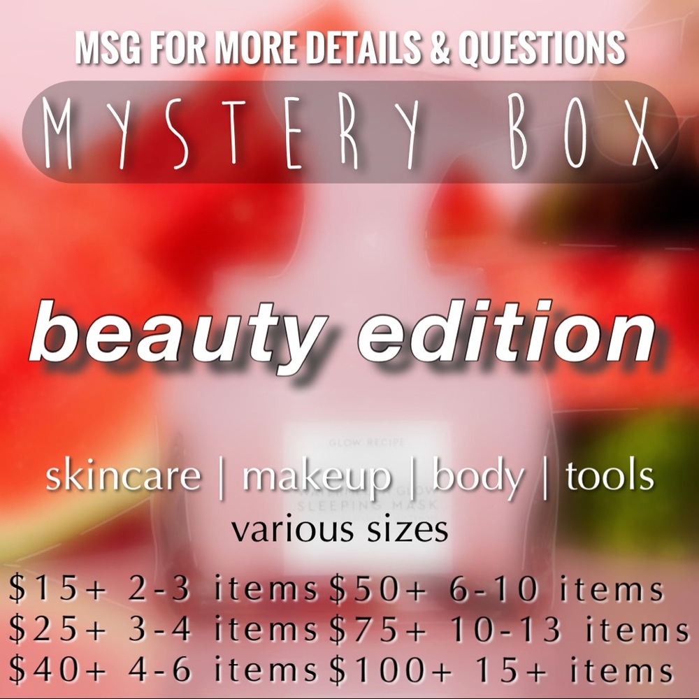 mystery beauty box! $15 box!